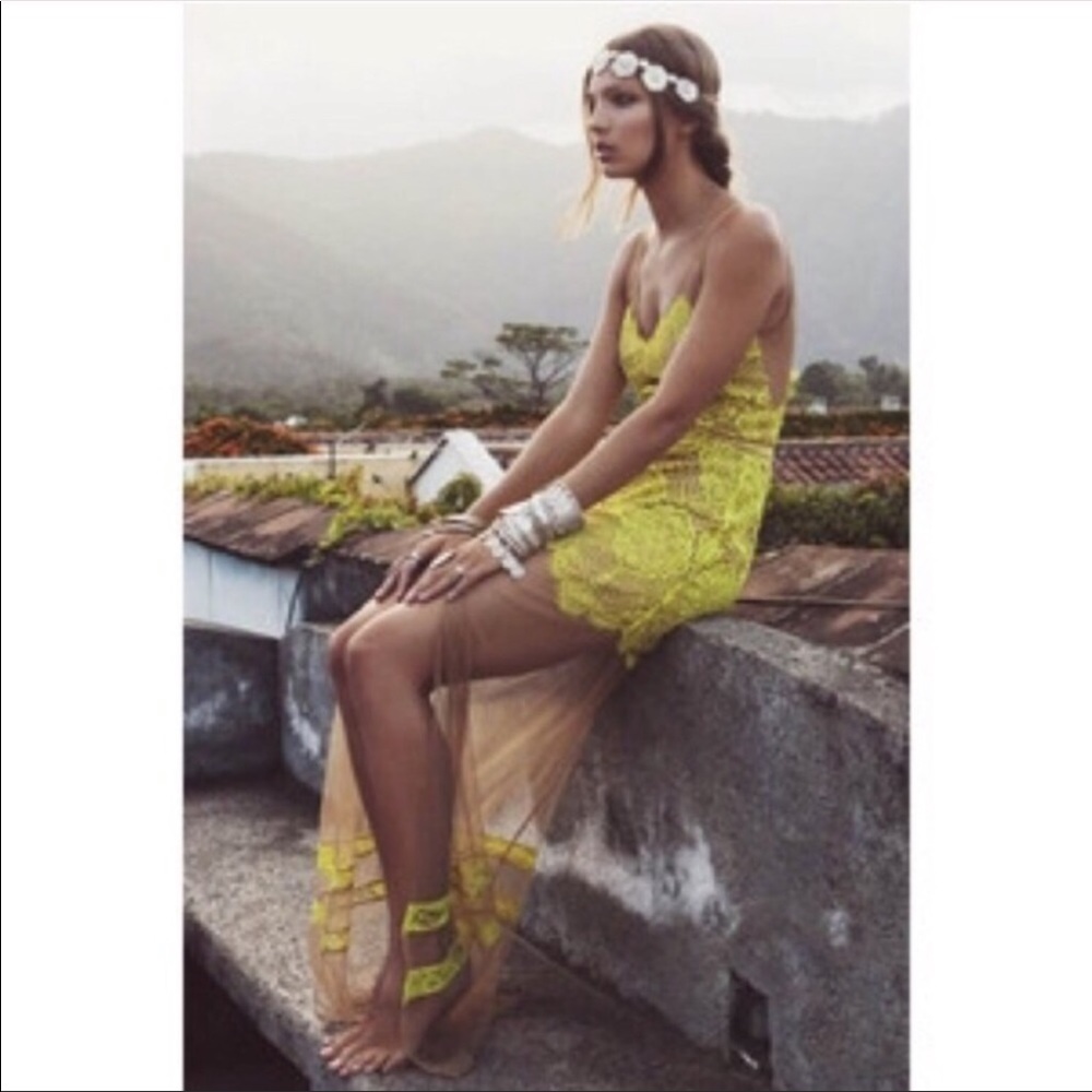 🍋For Love And Lemons 🍋 Antigua dress, S, Preowned